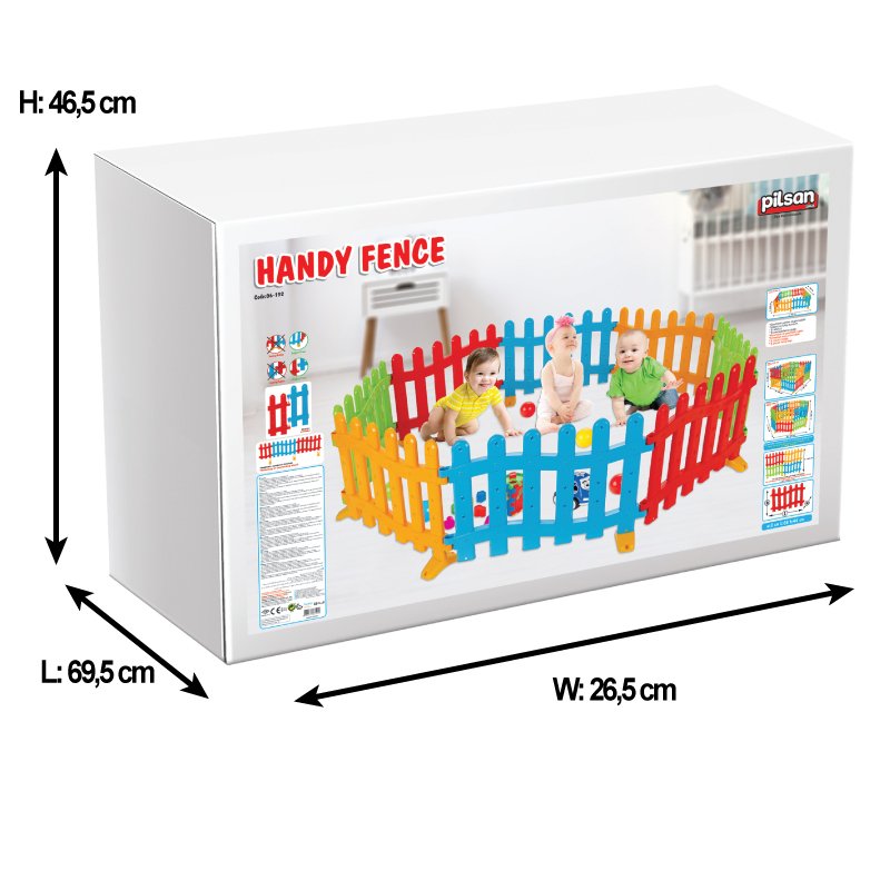 Children's Play Area Fence & Ball Pool 8 Pcs
