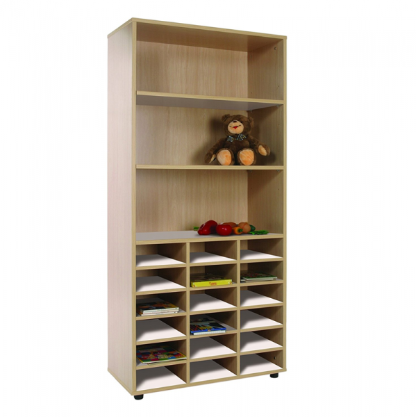 Shelves with Cubby Storage