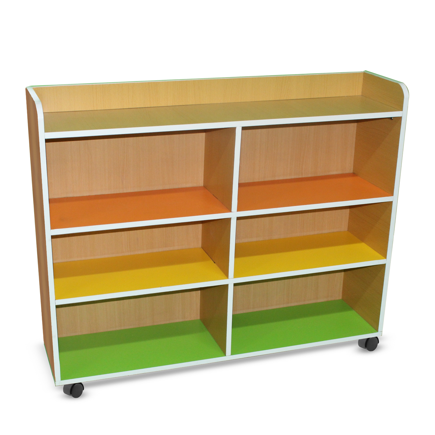 Shelving Unit with Six Cubby Storage