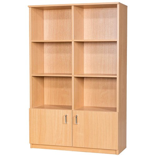 Eight Cubby Storage Unit With Doors