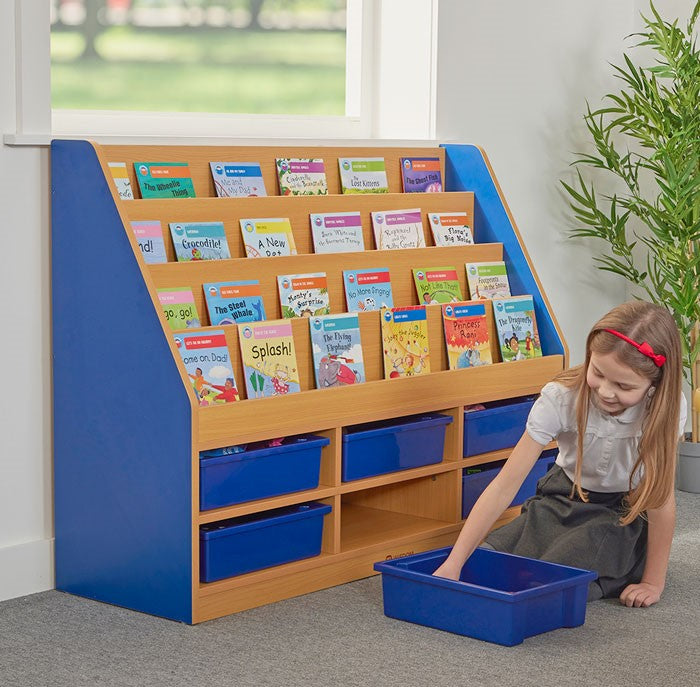 Book Display With 6 Cubbies