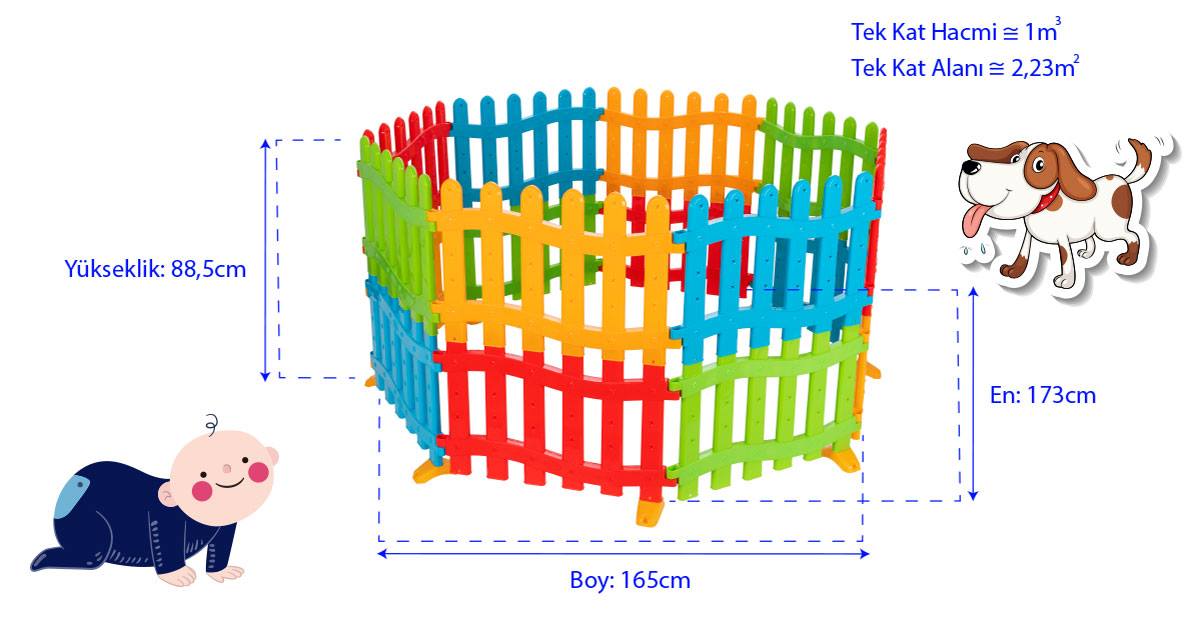 Children's Play Area Fence & Ball Pool 8 Pcs