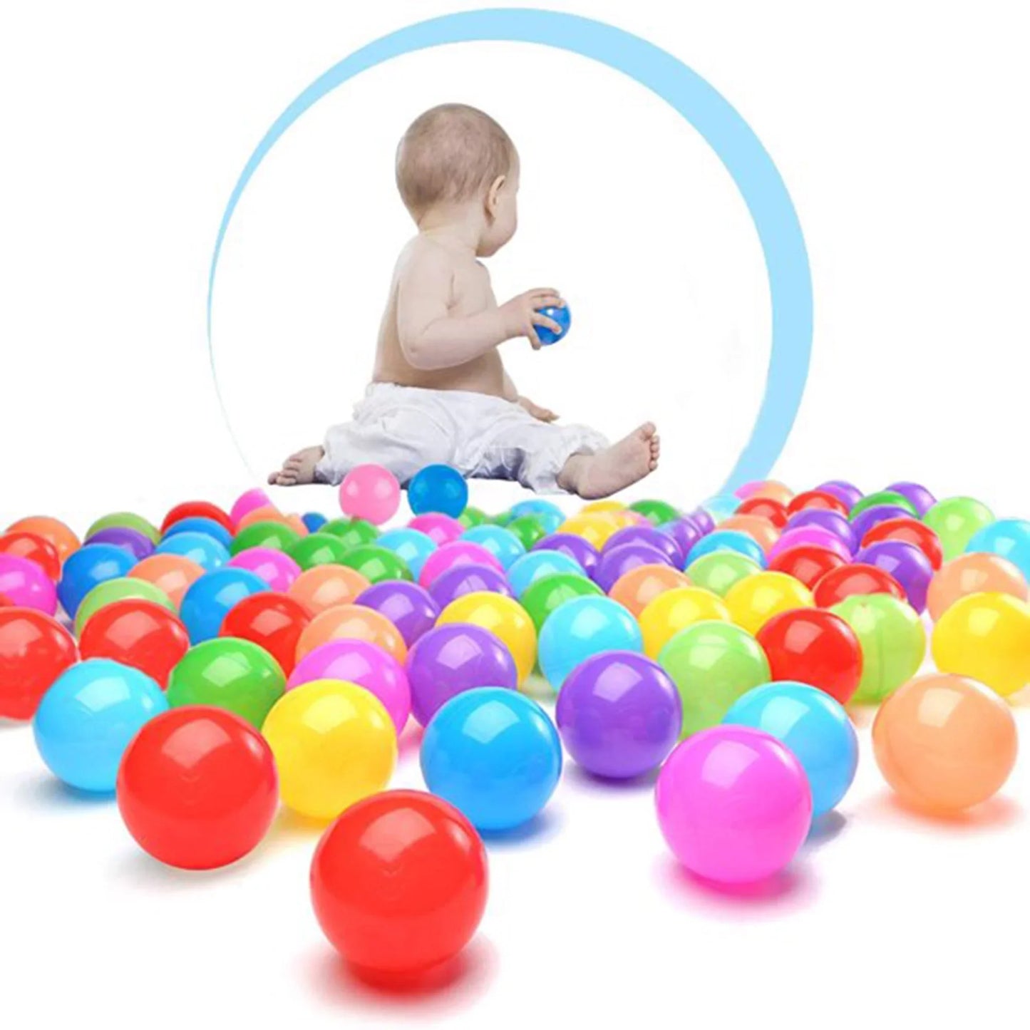Balls 9 cm - 1000 Pcs Mixed Colors
