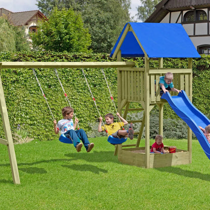 Swing Seat Board with Height Adjustable Rope
