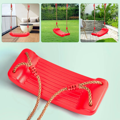 Swing Seat Board with Height Adjustable Rope