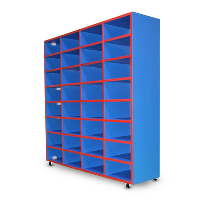 Thirty-two Cubby Storage Unit