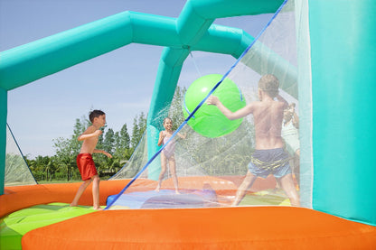 Dodge & Drench Water Park Jumper And Slider / Pool