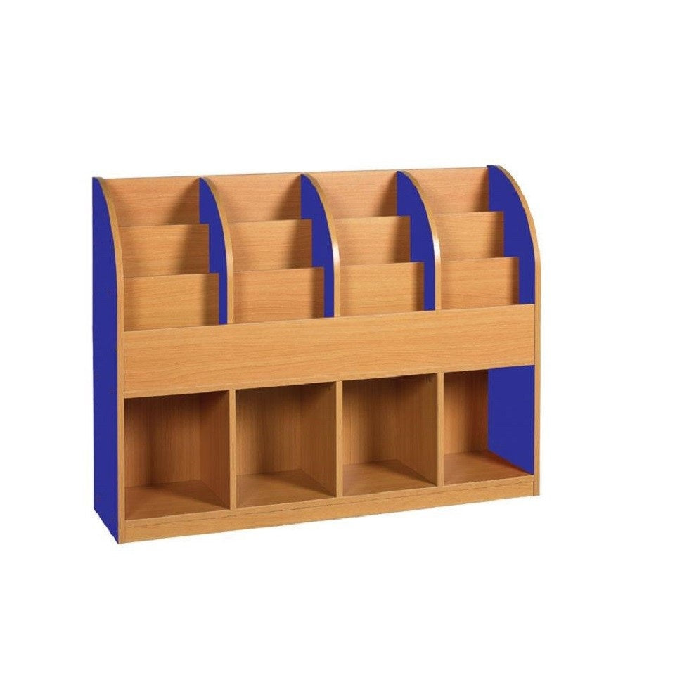 Book Display With 4 Cubbies