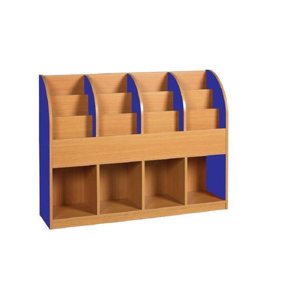 Book Display With 4 Cubbies