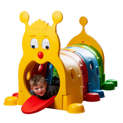 Caterpillar Tunnel 4 Compartments Multicolor