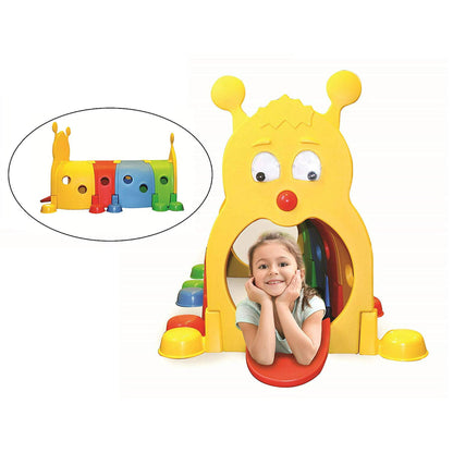 Caterpillar Tunnel 4 Compartments Multicolor