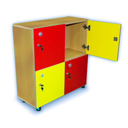 Four Cubby Storage Locker