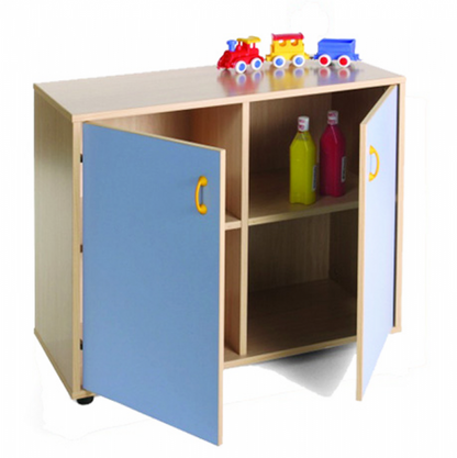 Cupboard Unit with Four Cubby Storage