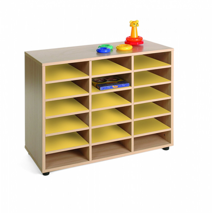 Eighteen Cubby Storage Unit