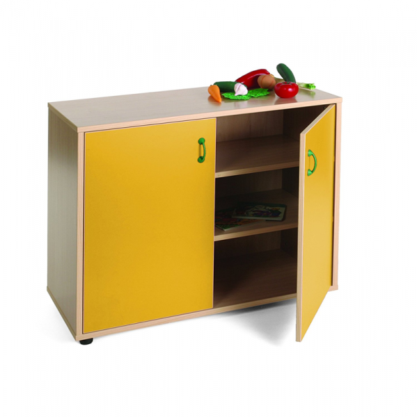 Cupboard Unit with Three Shelves Storage