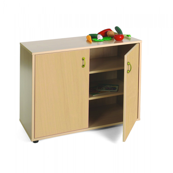 Cupboard Unit with Three Shelves Storage