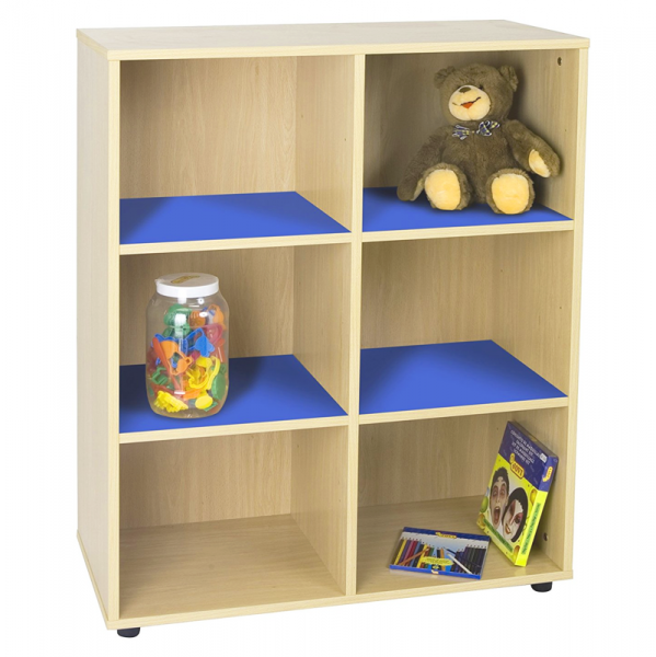 Six Cubby Storage Unit