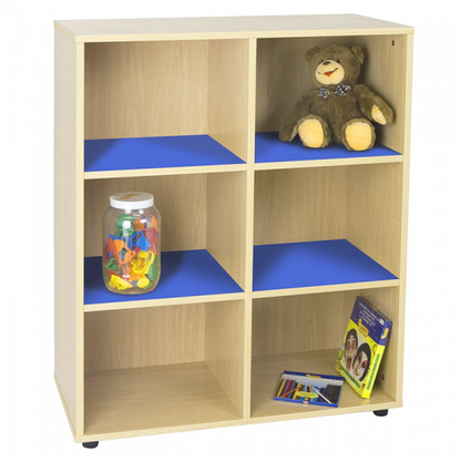 Six Cubby Storage Unit
