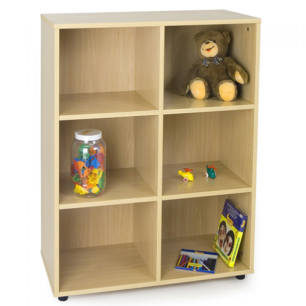 Six Cubby Storage Unit