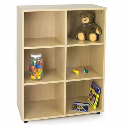 Six Cubby Storage Unit
