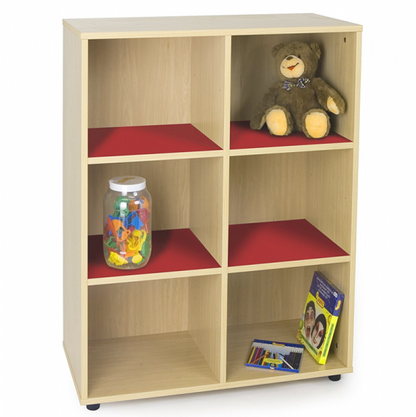 Six Cubby Storage Unit