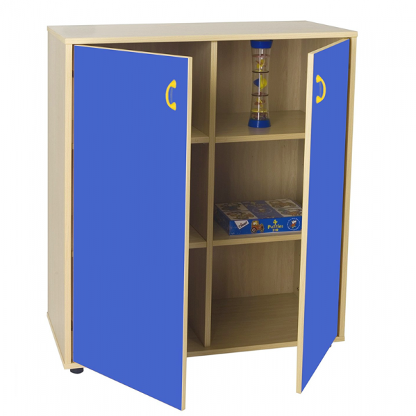 Cupboard Unit with Six Cubby Storage