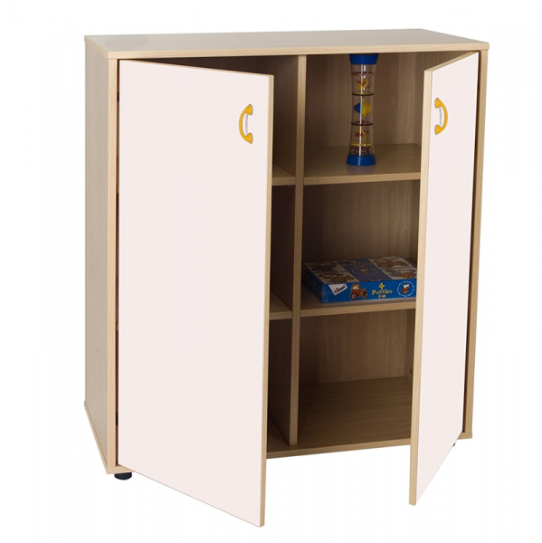 Cupboard Unit with Six Cubby Storage