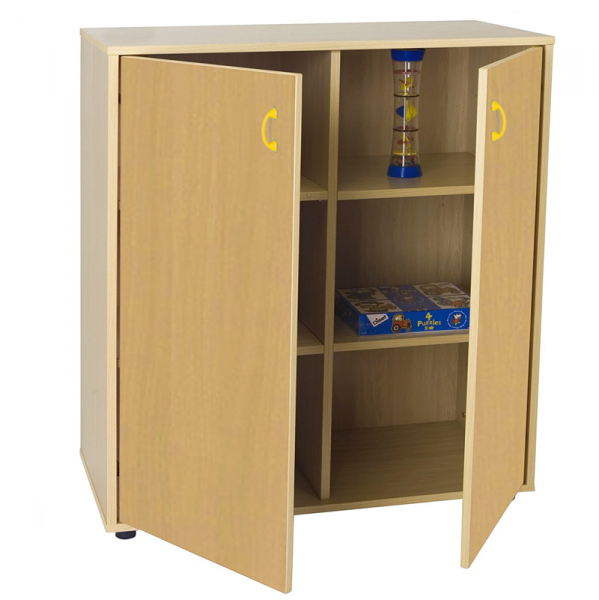 Cupboard Unit with Six Cubby Storage