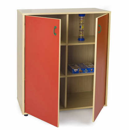 Cupboard Unit with Six Cubby Storage
