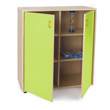 Cupboard Unit with Six Cubby Storage