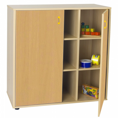 Cupboard Unit with Nine Cubby Storage