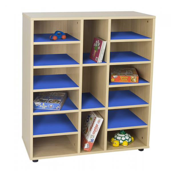 Fifteen Cubby Storage Unit