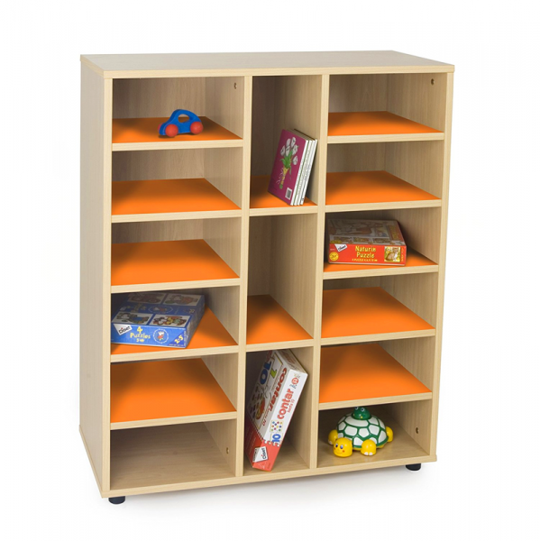 Fifteen Cubby Storage Unit