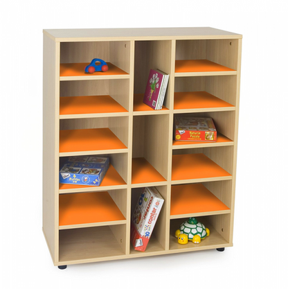 Fifteen Cubby Storage Unit