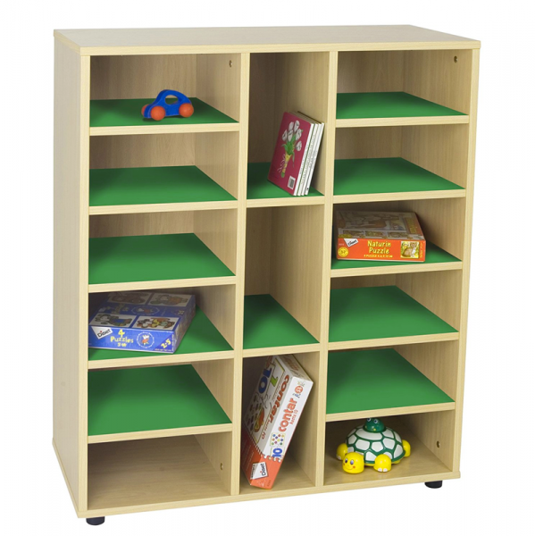Fifteen Cubby Storage Unit