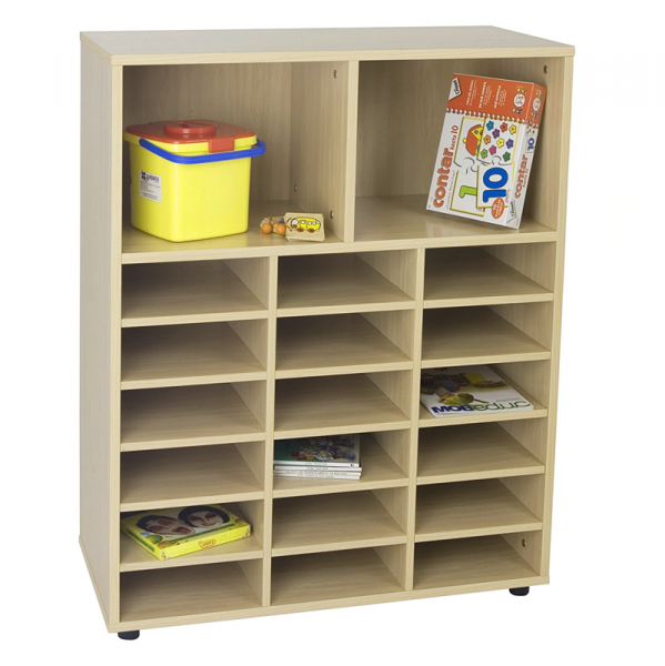 Twenty Cubby Storage Unit