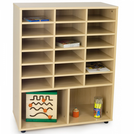 Twenty Cubby Storage Unit
