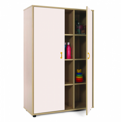 Cupboard Unit with Twelve Cubby Storage