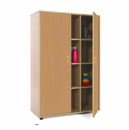 Cupboard Unit with Twelve Cubby Storage