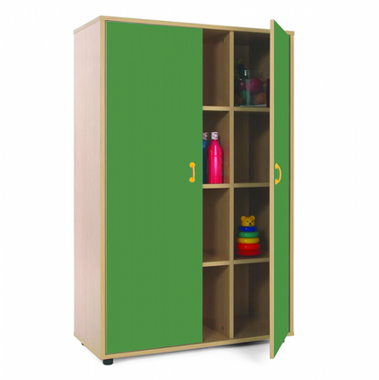 Cupboard Unit with Twelve Cubby Storage