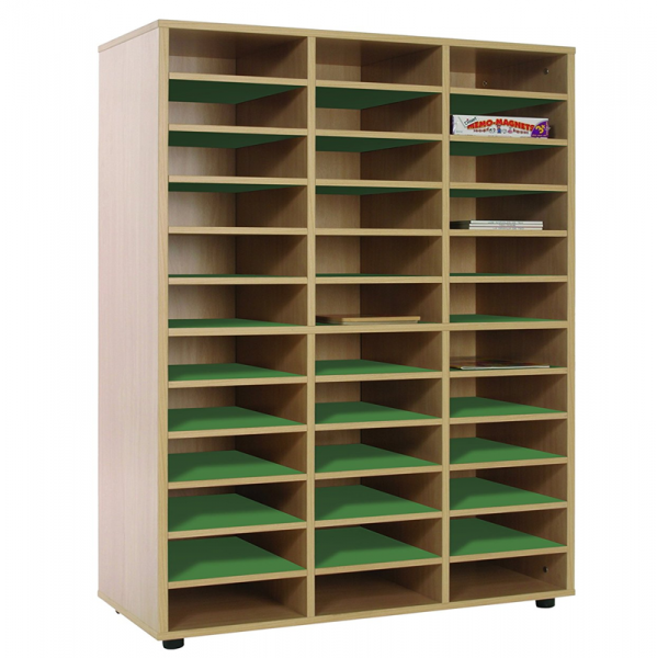 Thirty-six Cubby Storage Unit