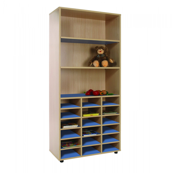 Shelves with Cubby Storage