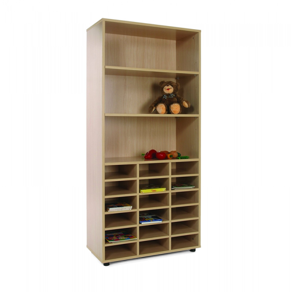 Shelves with Cubby Storage