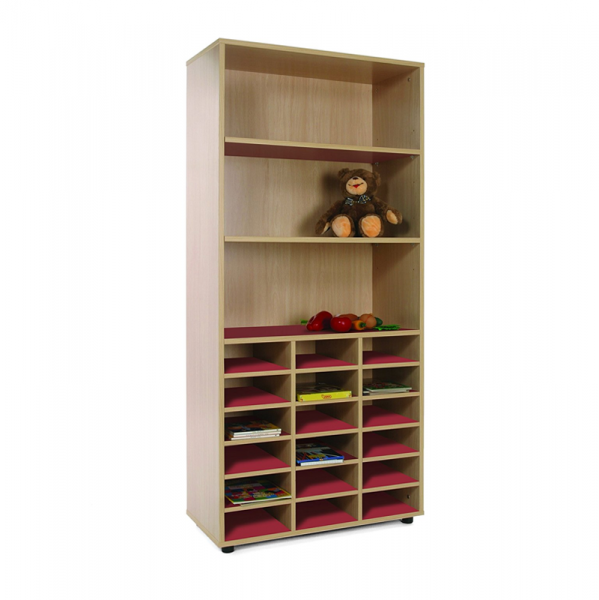Shelves with Cubby Storage