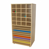 Locker and Cardboard Cabinet
