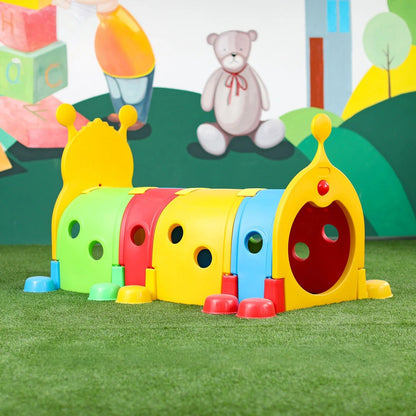 Caterpillar Tunnel 4 Compartments Multicolor