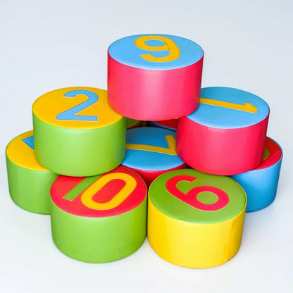 Colorful Comfortable Puff seats 10 Pcs