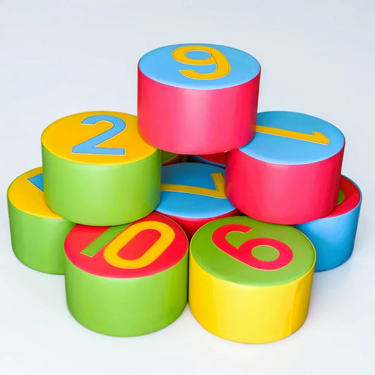 Colorful Comfortable Puff seats 10 Pcs