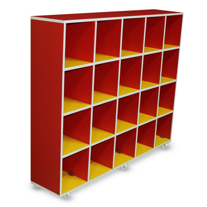 Twenty Cubby Storage Unit