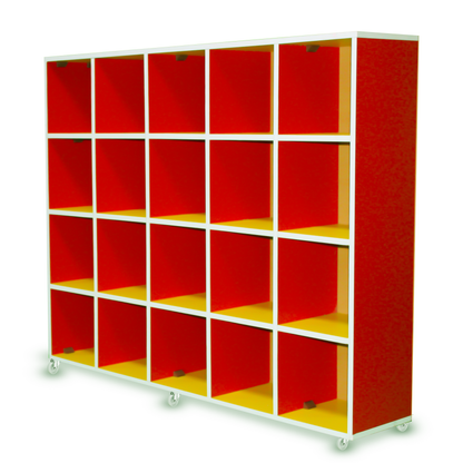 Twenty Cubby Storage Unit